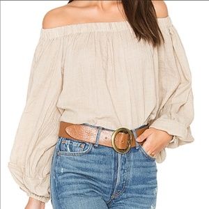 One TeaSpoon Tahitian Pearl Muslin Top Size Medium